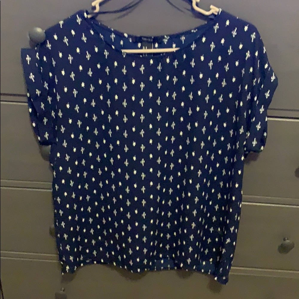 Floral print blouse